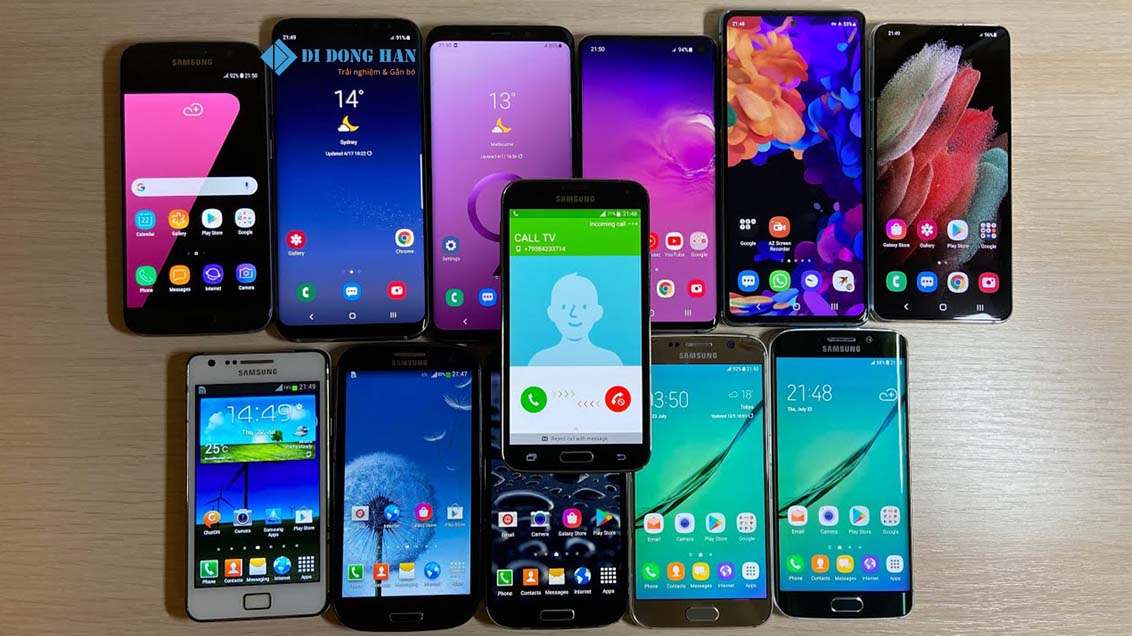 tất cả các dòng điện thoại samsung